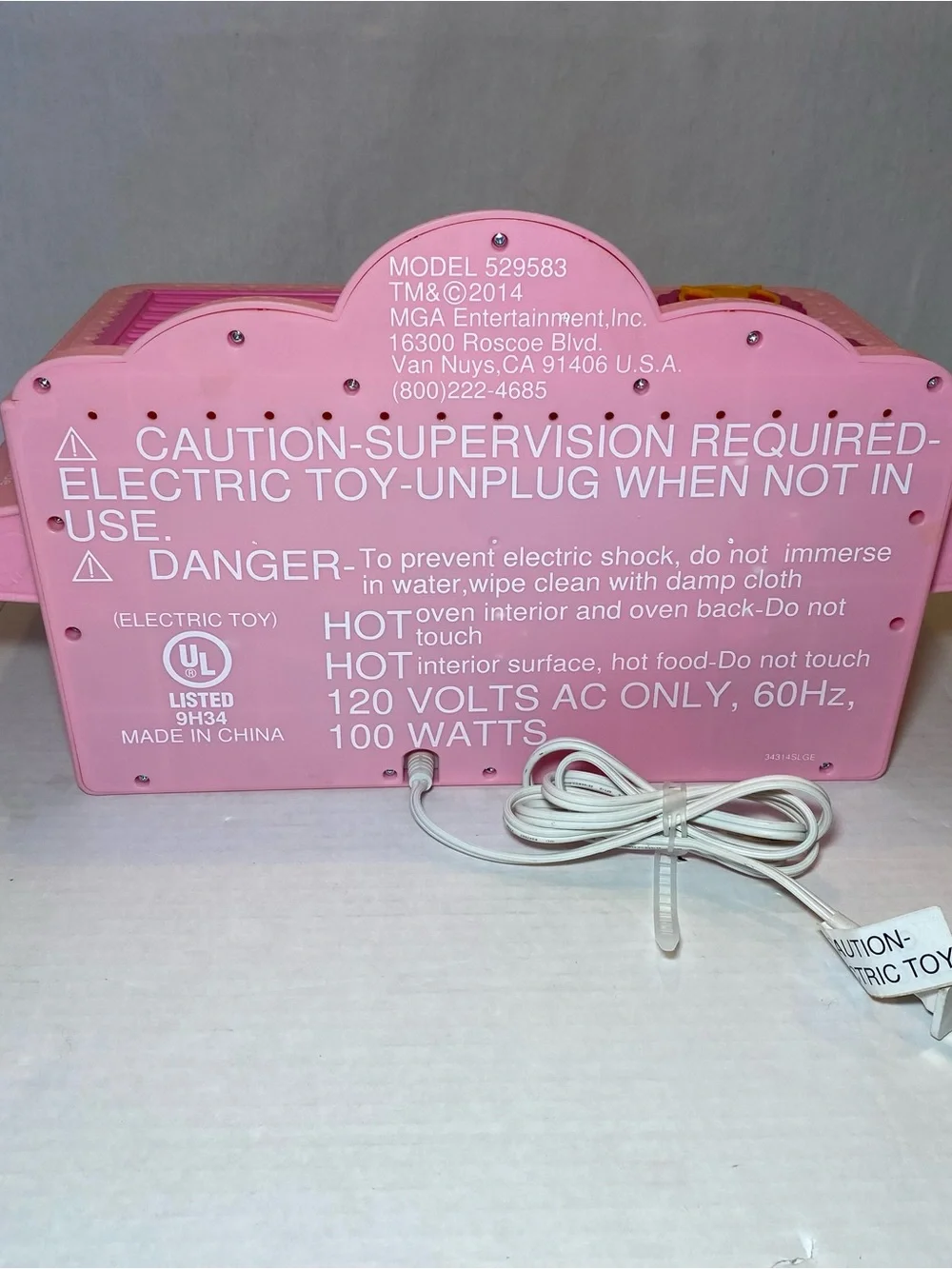 Lalaloopsy Baking Oven Spatula Accessory MGA Entertainment Pink Easy Bake TESTED